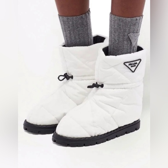 Prada Padded Re Nylon Booties - Picture 1 of 16